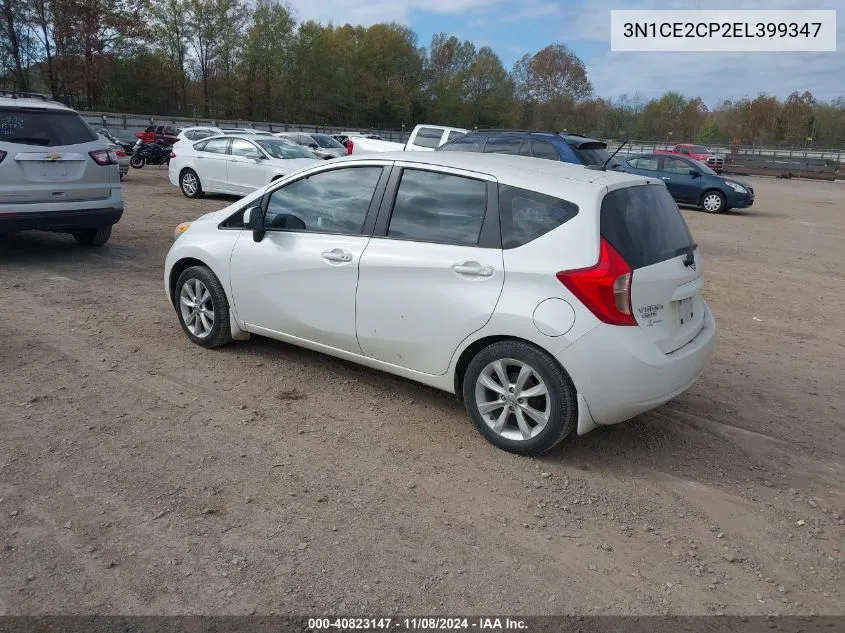 2014 Nissan Versa Note Sv VIN: 3N1CE2CP2EL399347 Lot: 40823147