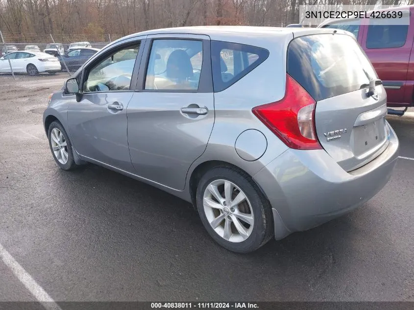 2014 Nissan Versa Note Sv VIN: 3N1CE2CP9EL426639 Lot: 40838011