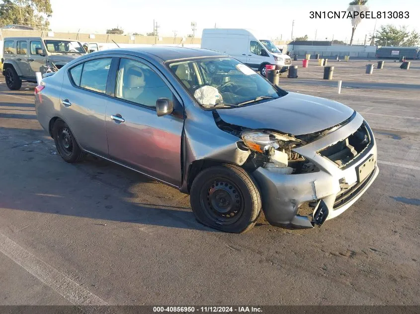 2014 Nissan Versa 1.6 Sv VIN: 3N1CN7AP6EL813083 Lot: 40856950