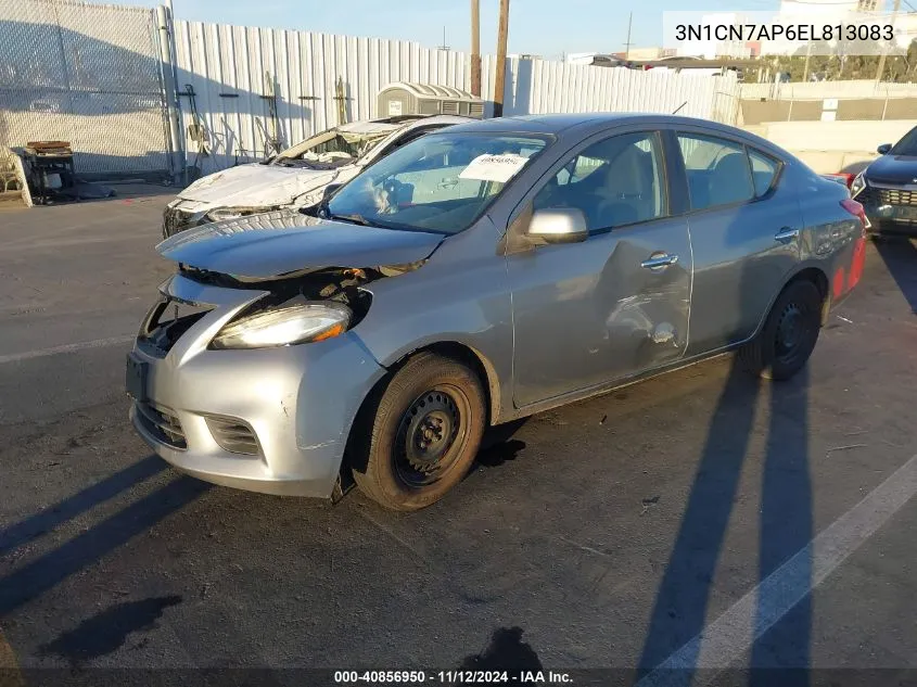 2014 Nissan Versa 1.6 Sv VIN: 3N1CN7AP6EL813083 Lot: 40856950