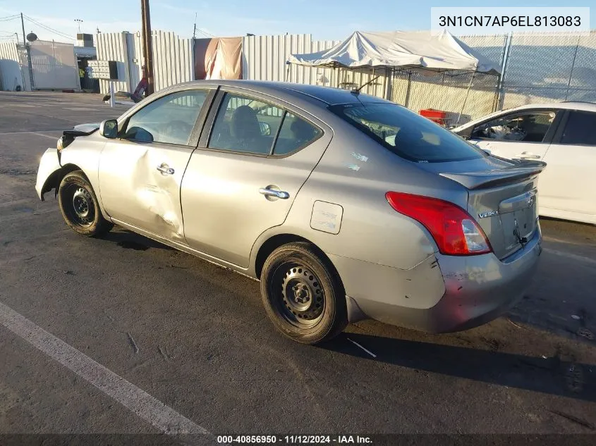 2014 Nissan Versa 1.6 Sv VIN: 3N1CN7AP6EL813083 Lot: 40856950