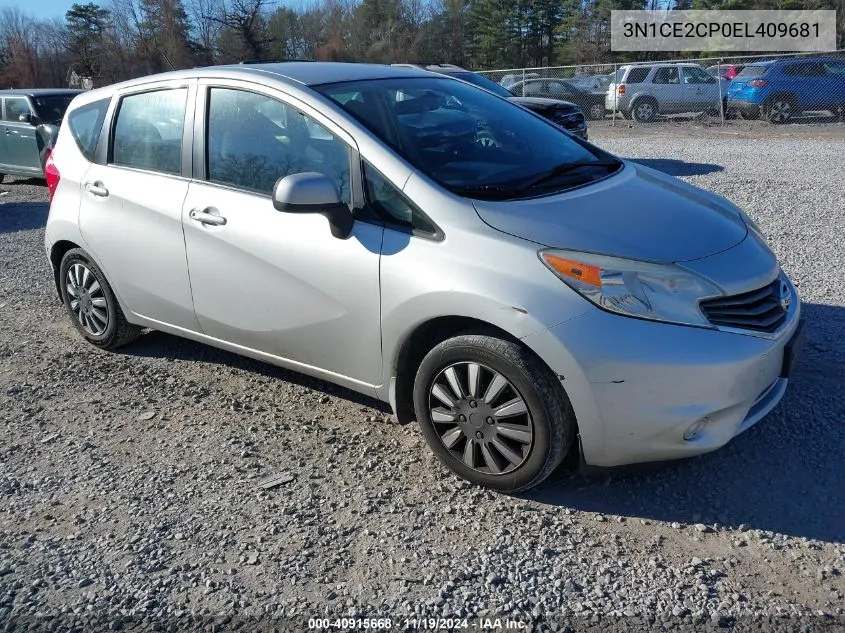 2014 Nissan Versa Note S (Sr) VIN: 3N1CE2CP0EL409681 Lot: 40915668