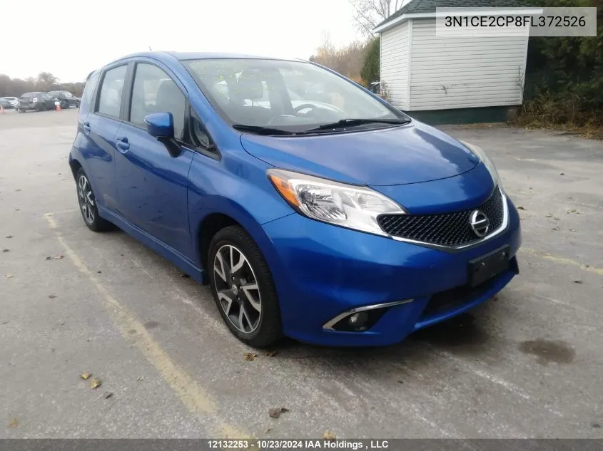 2015 Nissan Versa VIN: 3N1CE2CP8FL372526 Lot: 12132253