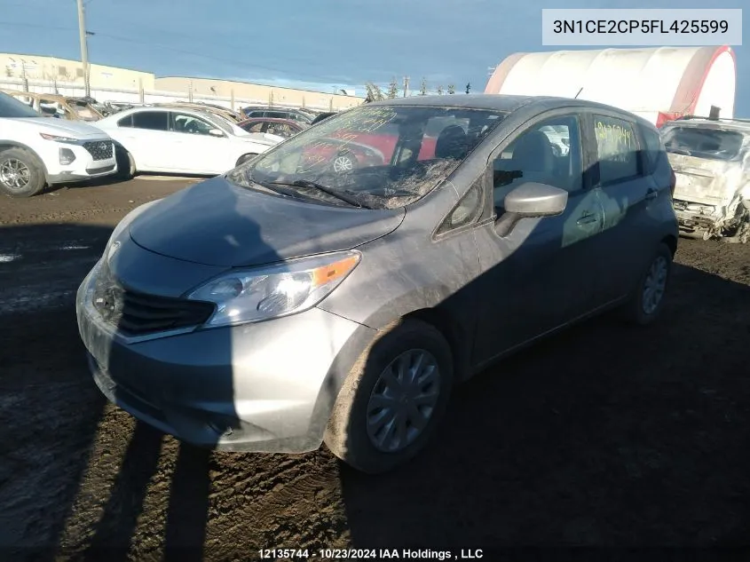 2015 Nissan Versa Note VIN: 3N1CE2CP5FL425599 Lot: 12135744