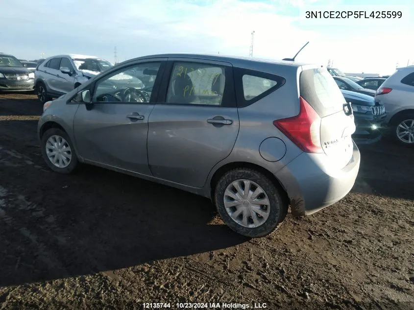 3N1CE2CP5FL425599 2015 Nissan Versa Note