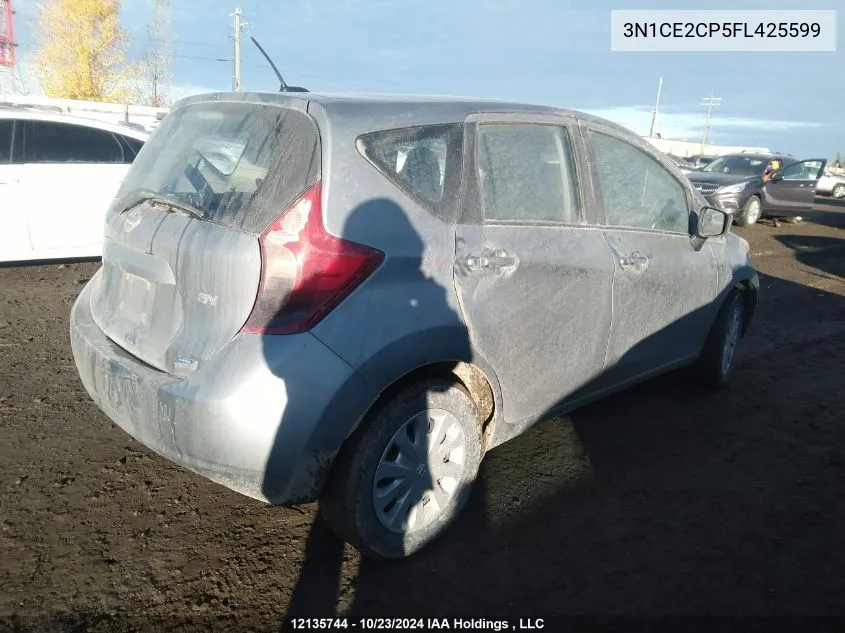 3N1CE2CP5FL425599 2015 Nissan Versa Note