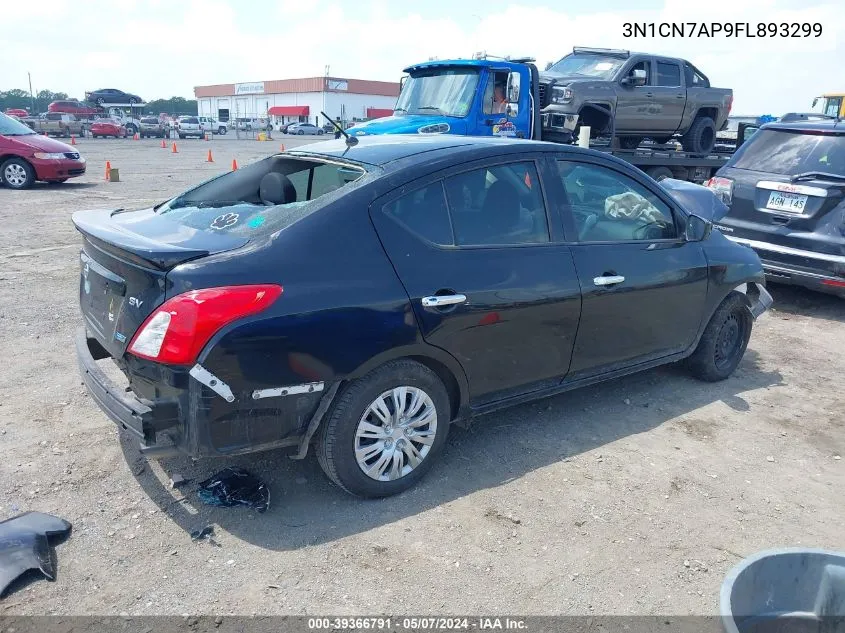 2015 Nissan Versa 1.6 Sv VIN: 3N1CN7AP9FL893299 Lot: 39366791