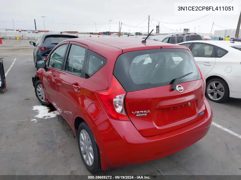 2015 Nissan Versa Note S Plus VIN: 3N1CE2CP8FL411051 Lot: 39689272