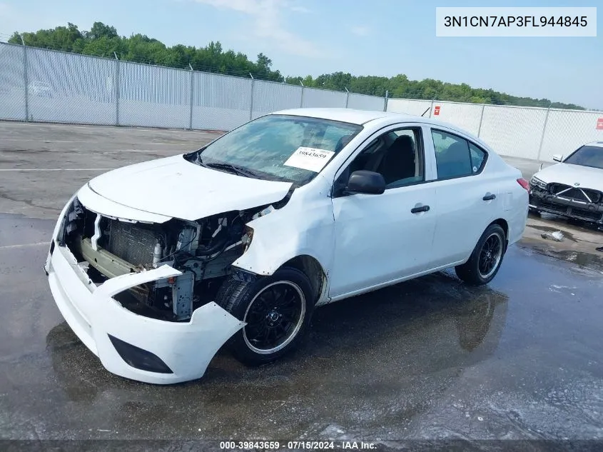 2015 Nissan Versa 1.6 S VIN: 3N1CN7AP3FL944845 Lot: 39843659