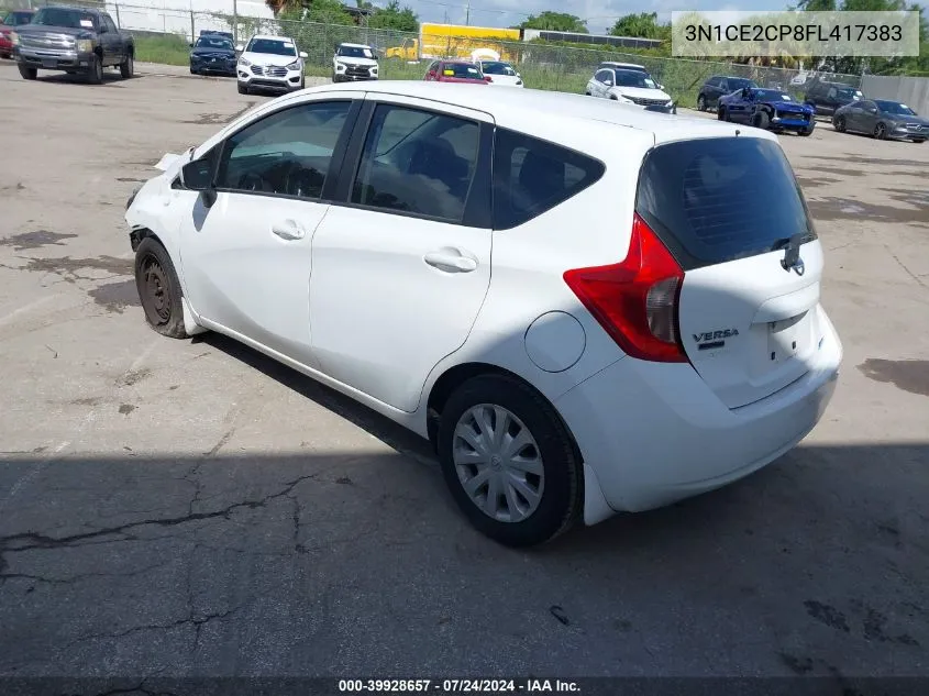 2015 Nissan Versa Note Sv VIN: 3N1CE2CP8FL417383 Lot: 39928657