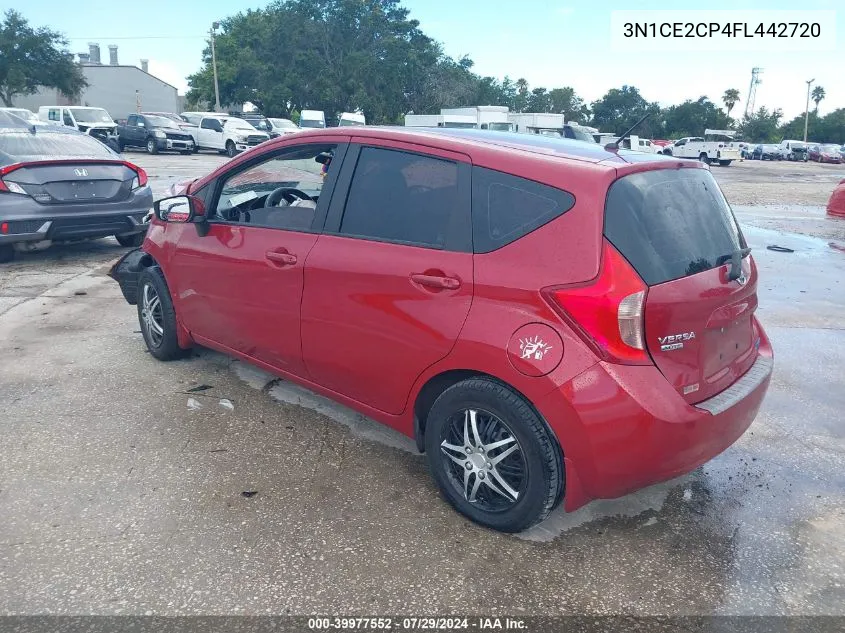 2015 Nissan Versa Note S Plus VIN: 3N1CE2CP4FL442720 Lot: 39977552