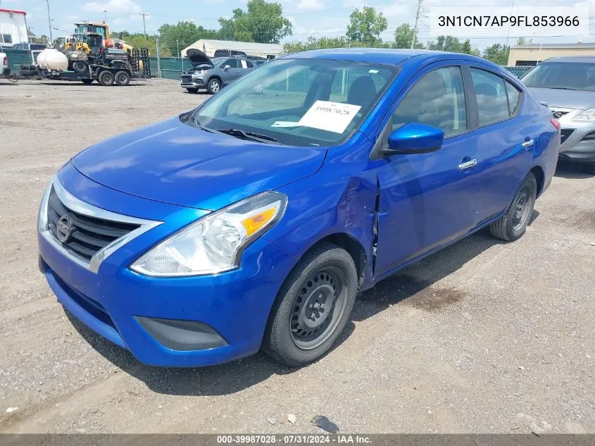 2015 Nissan Versa 1.6 Sv VIN: 3N1CN7AP9FL853966 Lot: 39987028