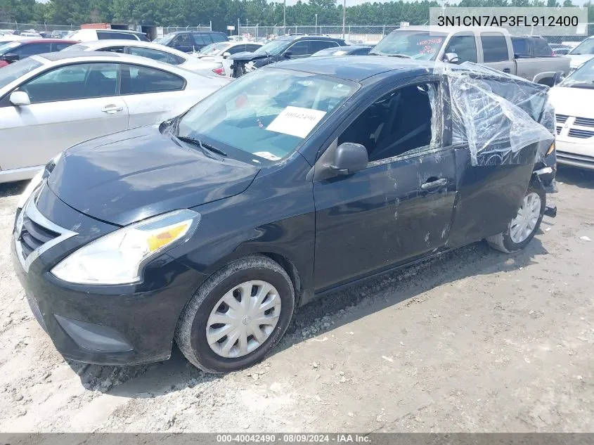 2015 Nissan Versa 1.6 S+ VIN: 3N1CN7AP3FL912400 Lot: 40042490