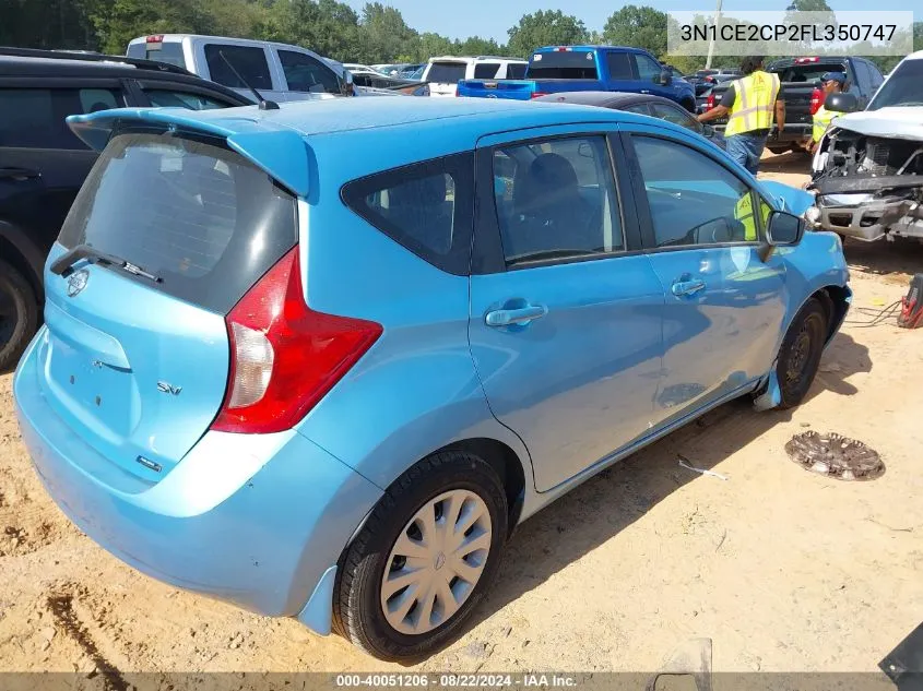 2015 Nissan Versa Note Sv VIN: 3N1CE2CP2FL350747 Lot: 40051206