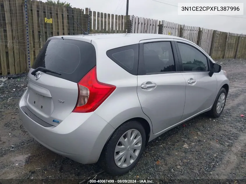 3N1CE2CPXFL387996 2015 Nissan Versa Note Sv