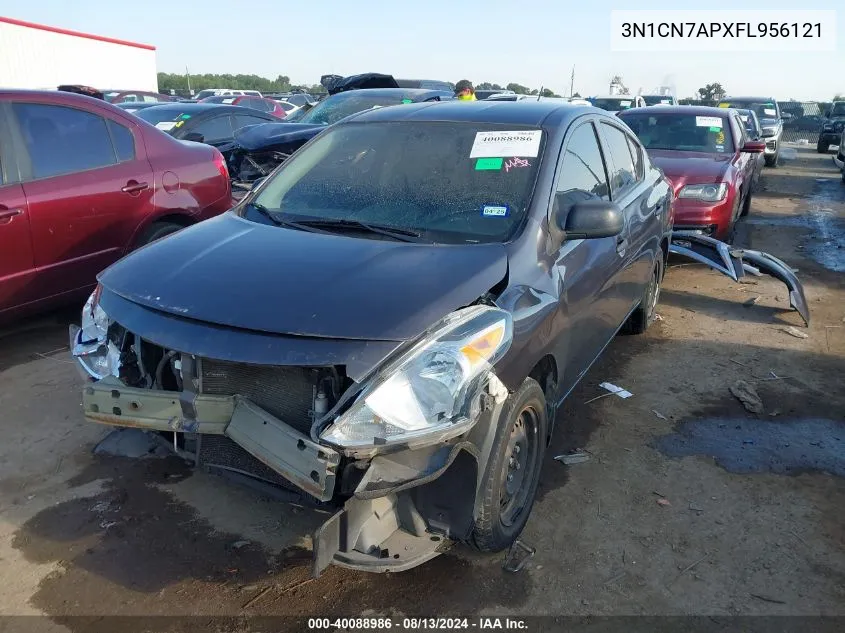 3N1CN7APXFL956121 2015 Nissan Versa 1.6 S