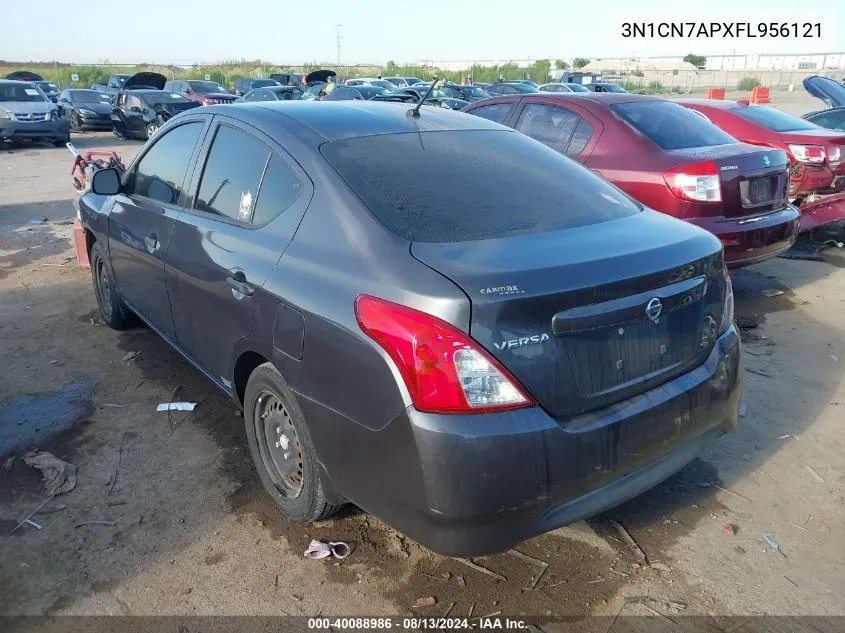 2015 Nissan Versa 1.6 S VIN: 3N1CN7APXFL956121 Lot: 40088986