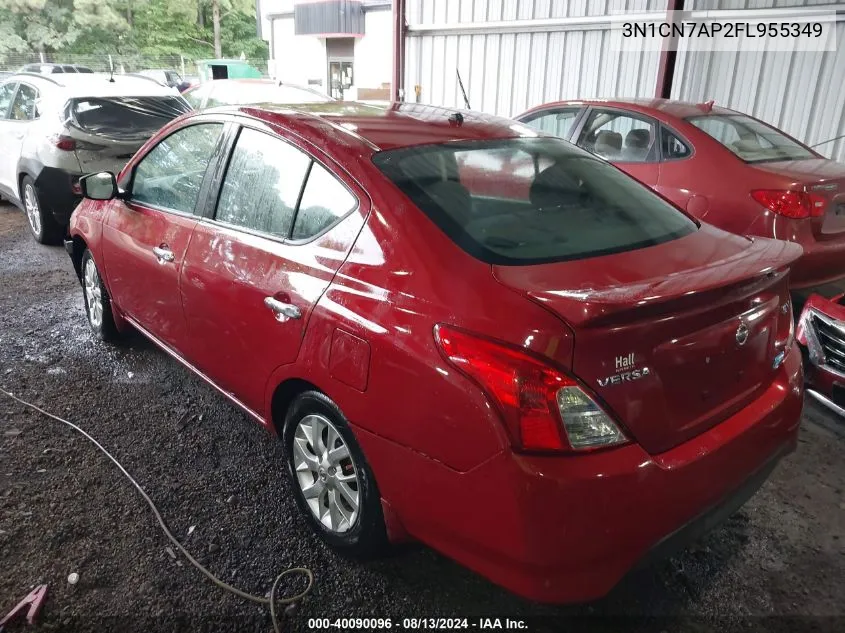 3N1CN7AP2FL955349 2015 Nissan Versa S/S Plus/Sv/Sl