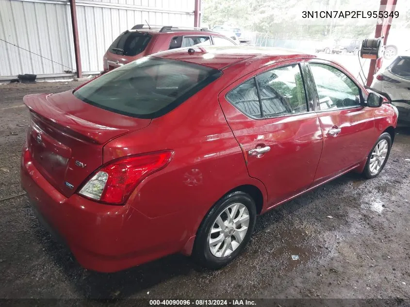 3N1CN7AP2FL955349 2015 Nissan Versa S/S Plus/Sv/Sl