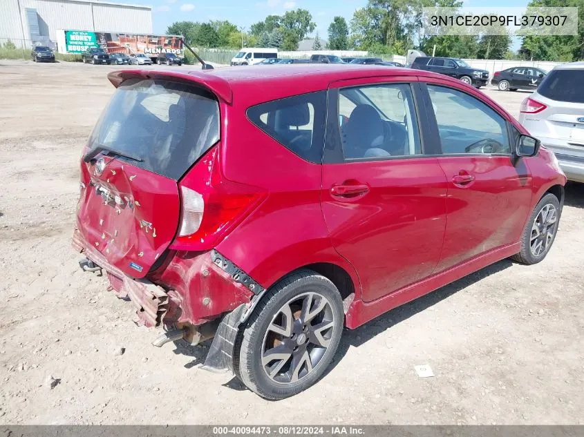 2015 Nissan Versa Note S (Sr)/S Plus/Sl/Sr/Sv VIN: 3N1CE2CP9FL379307 Lot: 40094473