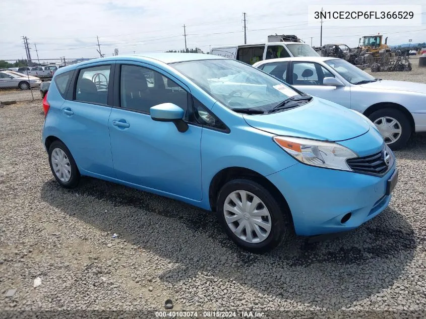 2015 Nissan Versa Note S (Sr) VIN: 3N1CE2CP6FL366529 Lot: 40103074