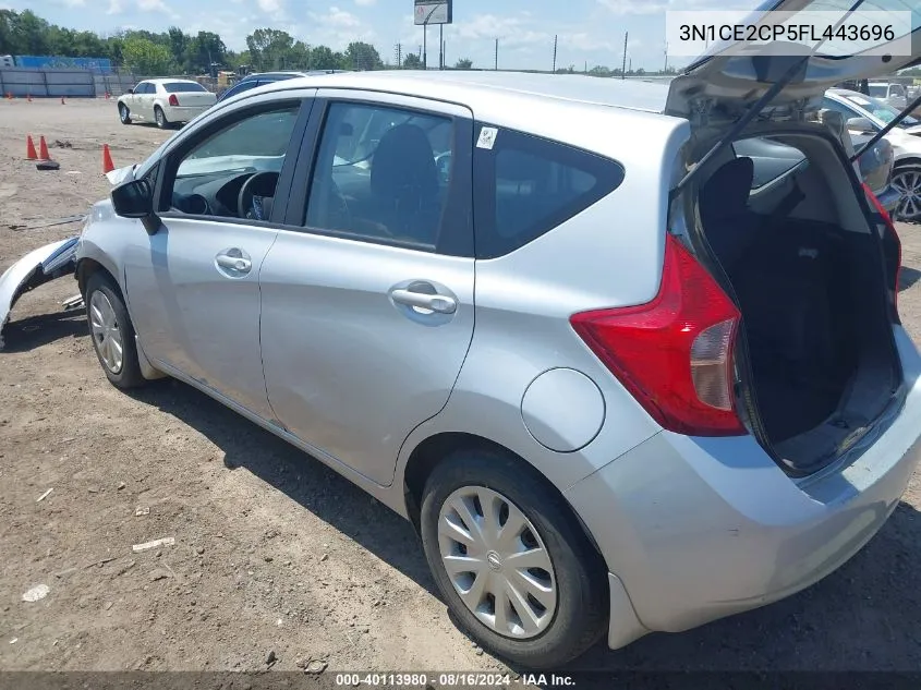 2015 Nissan Versa Note S Plus VIN: 3N1CE2CP5FL443696 Lot: 40113980