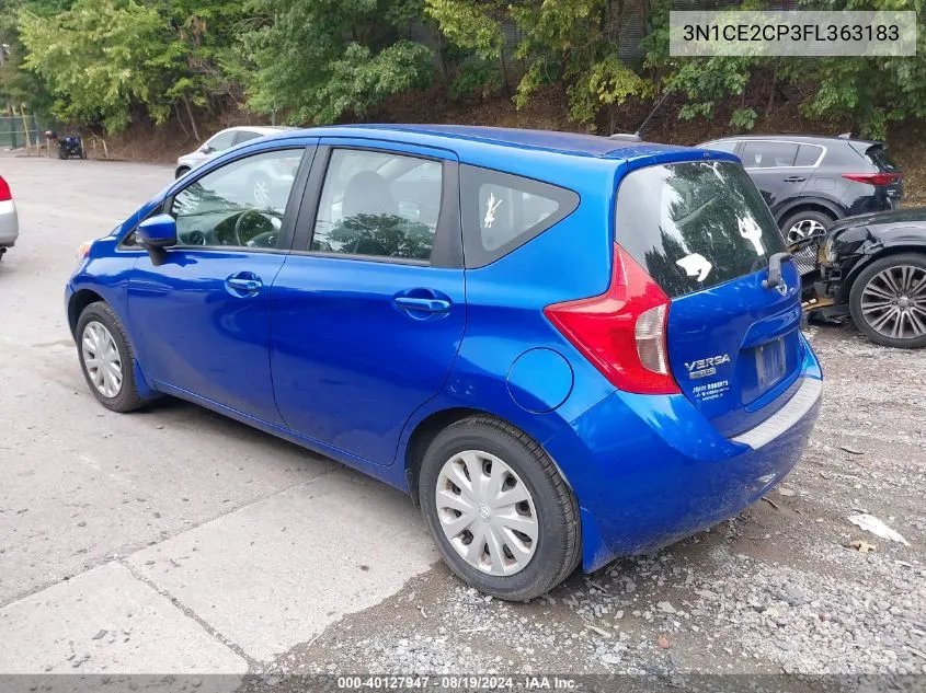 3N1CE2CP3FL363183 2015 Nissan Versa Note Sv