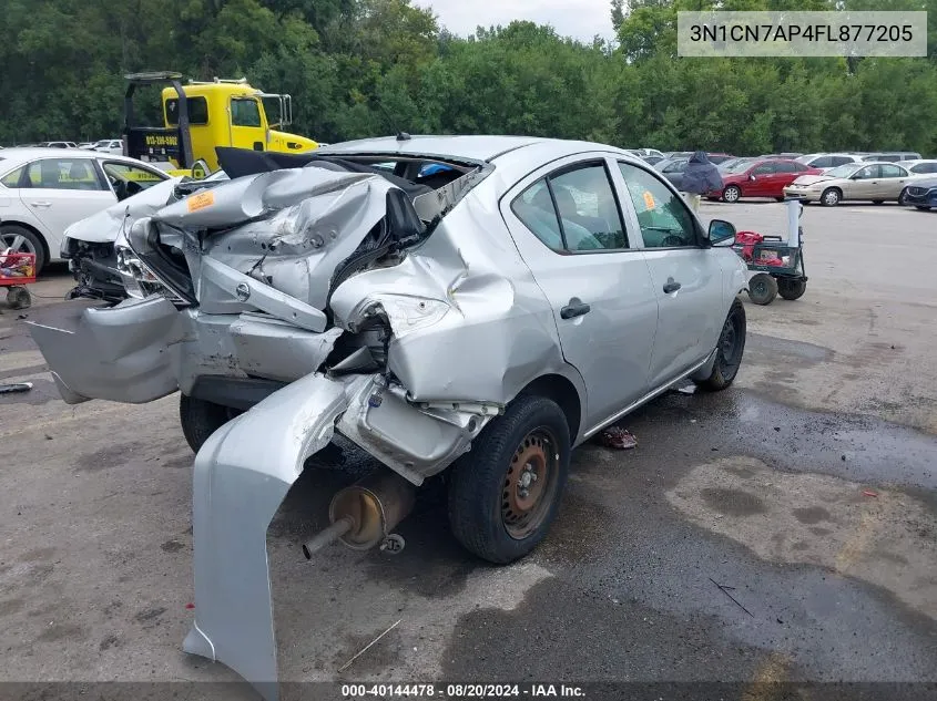 3N1CN7AP4FL877205 2015 Nissan Versa 1.6 S