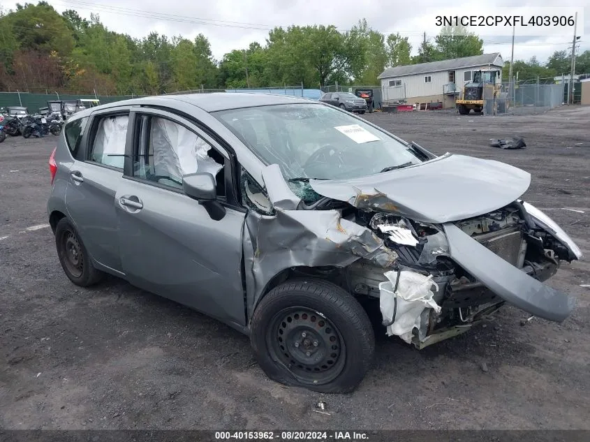 3N1CE2CPXFL403906 2015 Nissan Versa Note S (Sr)/S Plus/Sl/Sr/Sv