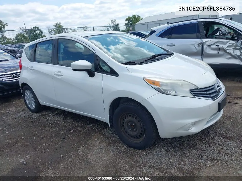 3N1CE2CP6FL384786 2015 Nissan Versa Note Sv