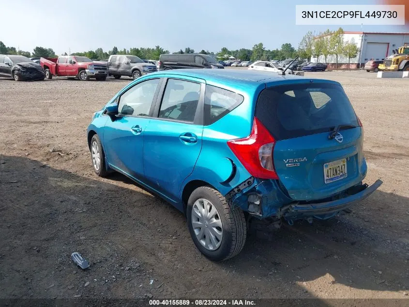 2015 Nissan Versa Note S Plus VIN: 3N1CE2CP9FL449730 Lot: 40155889