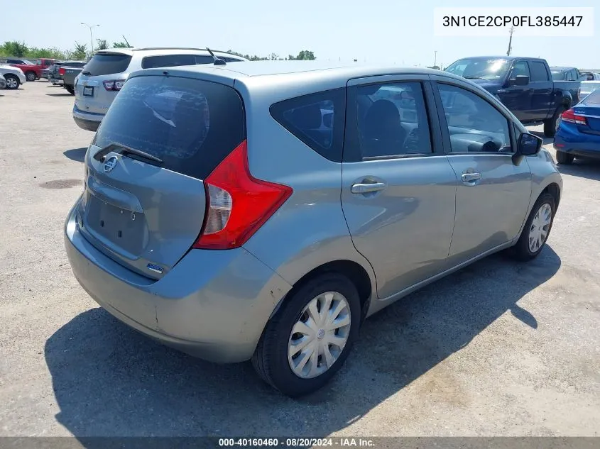 2015 Nissan Versa Note S (Sr)/S Plus/Sl/Sr/Sv VIN: 3N1CE2CP0FL385447 Lot: 40160460