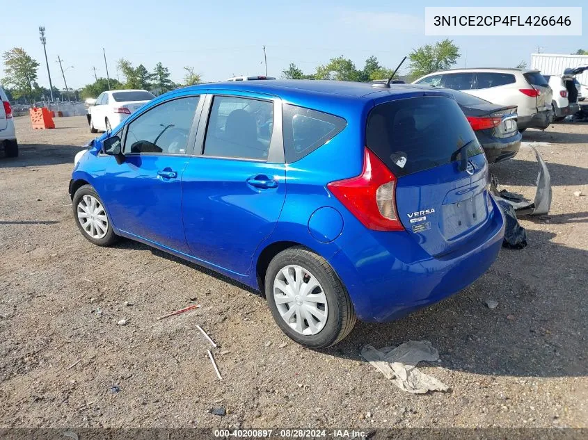 3N1CE2CP4FL426646 2015 Nissan Versa Note Sv