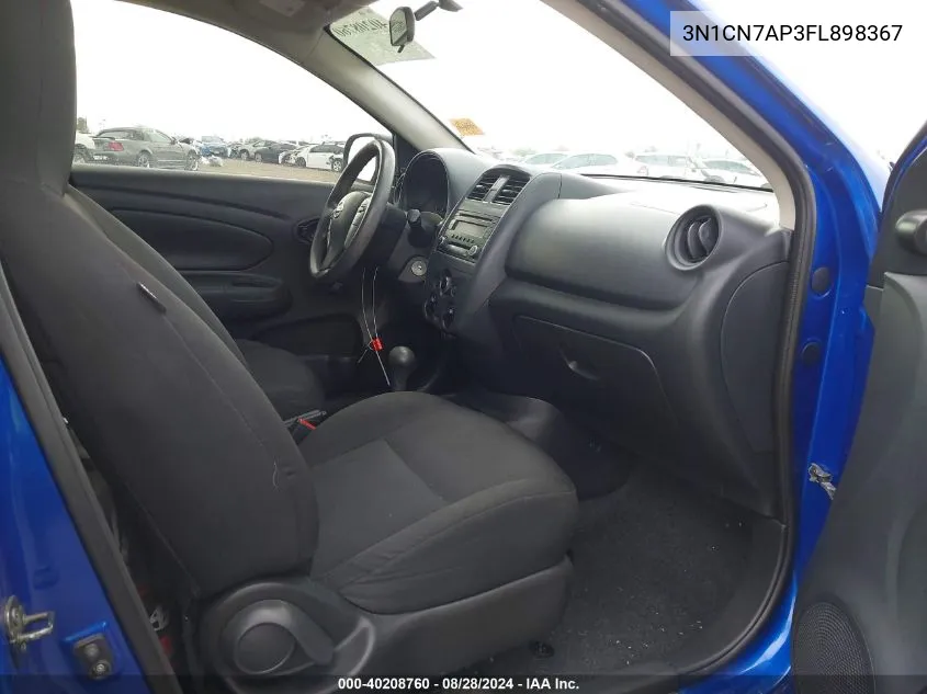 3N1CN7AP3FL898367 2015 Nissan Versa 1.6 S+