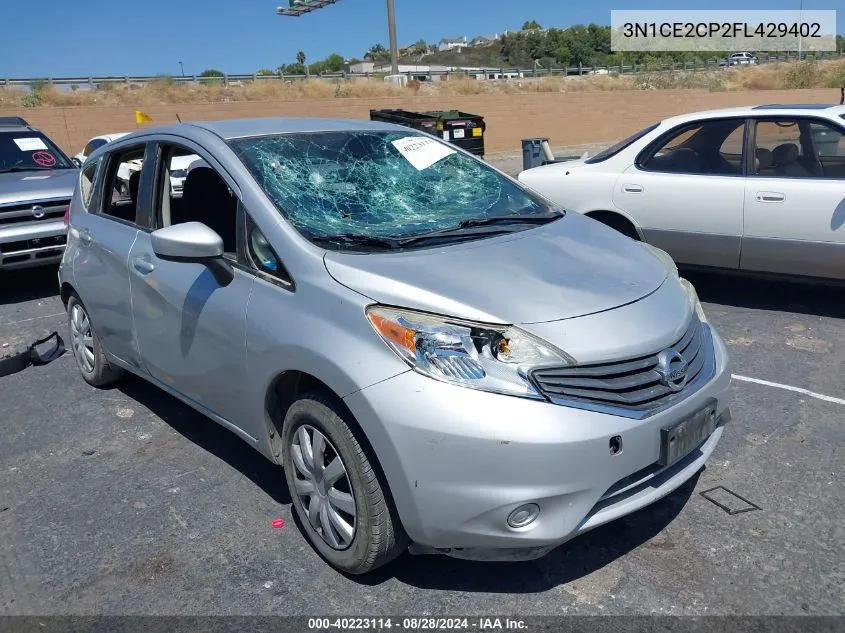 2015 Nissan Versa Note Sv VIN: 3N1CE2CP2FL429402 Lot: 40223114