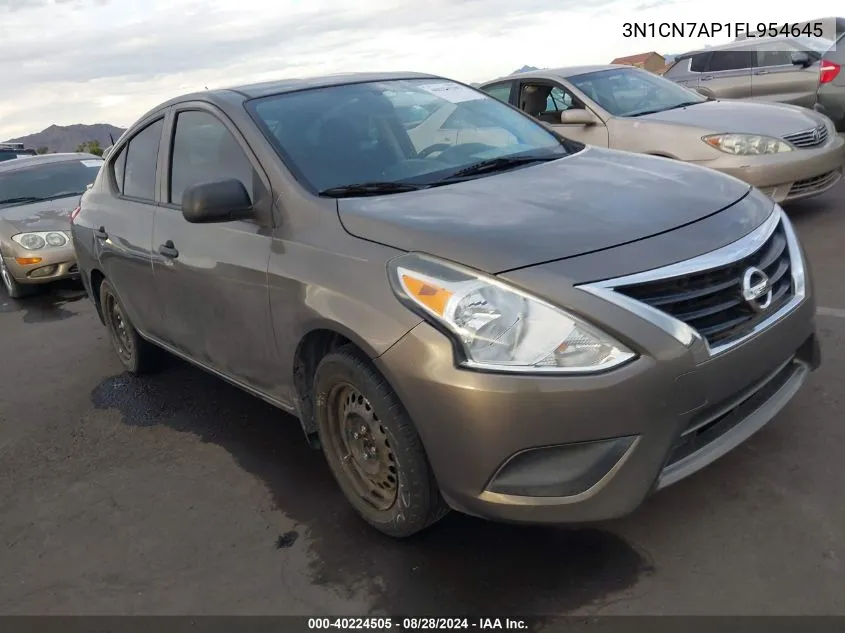 3N1CN7AP1FL954645 2015 Nissan Versa 1.6 S+