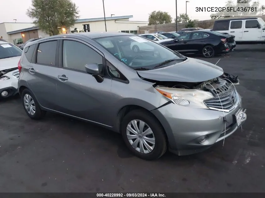 3N1CE2CP5FL436781 2015 Nissan Versa Note S (Sr)