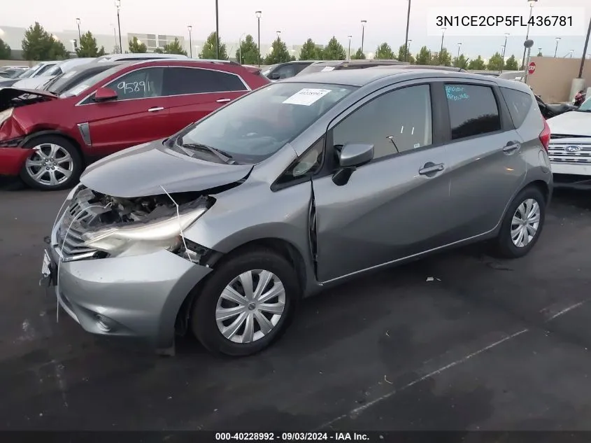 2015 Nissan Versa Note S (Sr) VIN: 3N1CE2CP5FL436781 Lot: 40228992