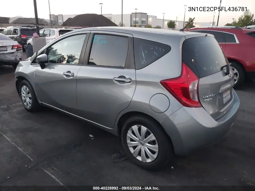 3N1CE2CP5FL436781 2015 Nissan Versa Note S (Sr)