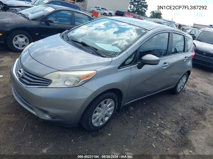 2015 Nissan Versa Note S Plus VIN: 3N1CE2CP7FL387292 Lot: 40231104