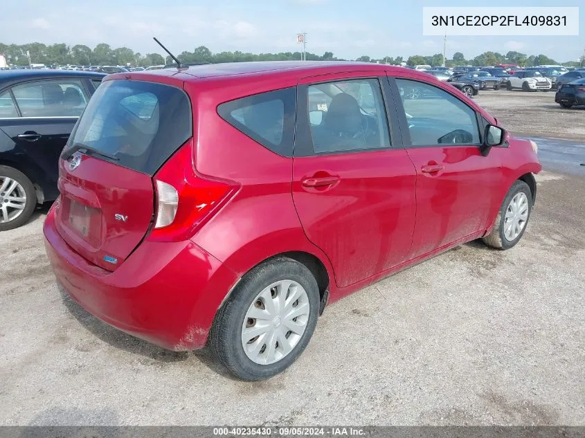 2015 Nissan Versa Note S/S Plus/Sv/Sl/Sr VIN: 3N1CE2CP2FL409831 Lot: 40235430