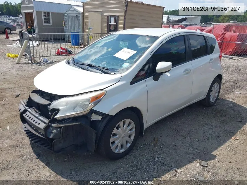 3N1CE2CP9FL361227 2015 Nissan Versa Note Sv