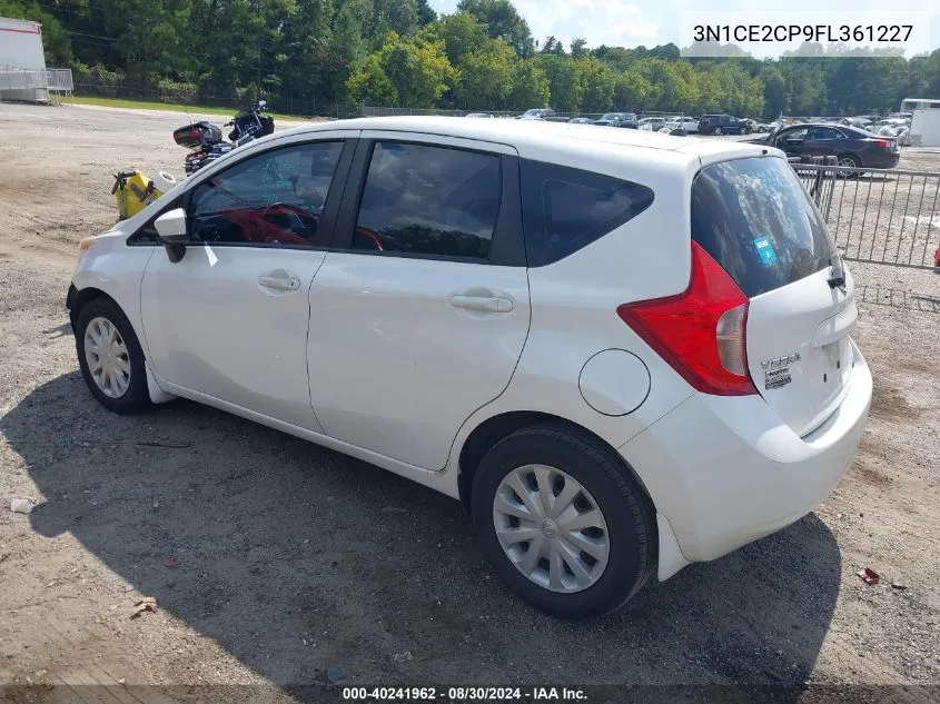 2015 Nissan Versa Note Sv VIN: 3N1CE2CP9FL361227 Lot: 40241962