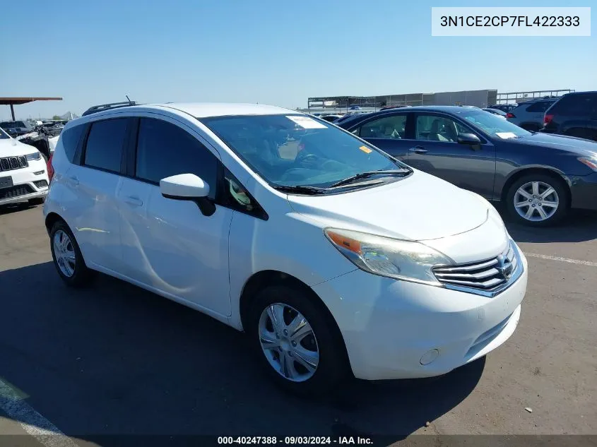 2015 Nissan Versa Note S (Sr)/S Plus/Sl/Sr/Sv VIN: 3N1CE2CP7FL422333 Lot: 40247388