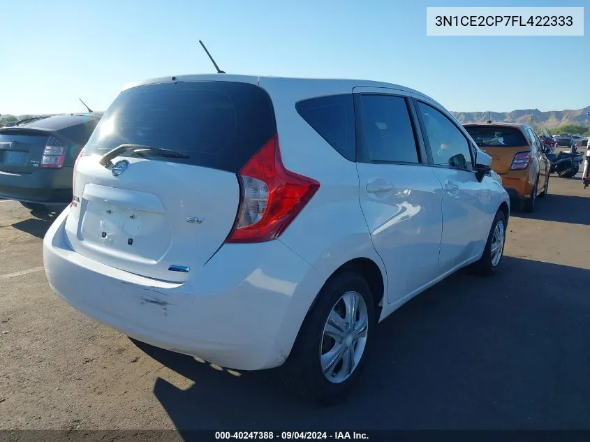 2015 Nissan Versa Note S (Sr)/S Plus/Sl/Sr/Sv VIN: 3N1CE2CP7FL422333 Lot: 40247388