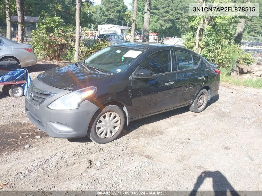 3N1CN7AP2FL878515 2015 Nissan Versa 1.6 Sv