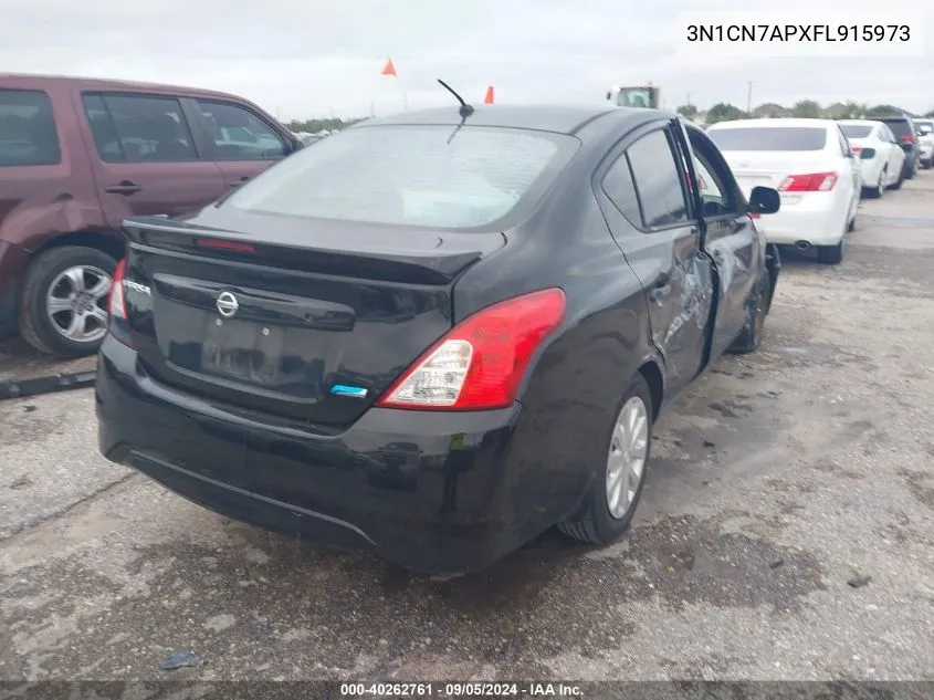 2015 Nissan Versa S/S Plus/Sv/Sl VIN: 3N1CN7APXFL915973 Lot: 40262761