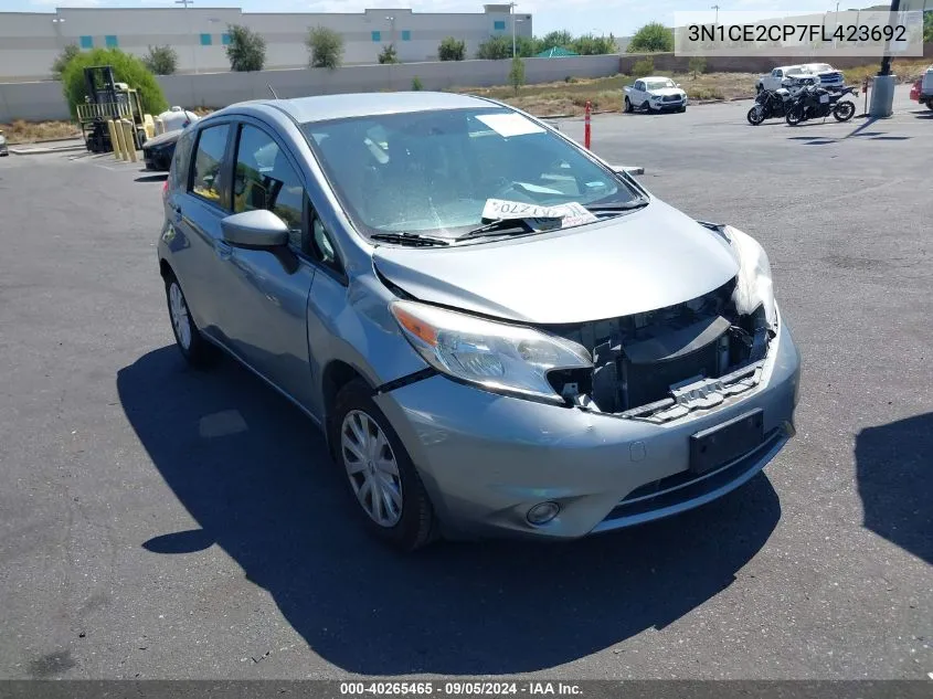 2015 Nissan Versa Note S (Sr)/S Plus/Sl/Sr/Sv VIN: 3N1CE2CP7FL423692 Lot: 40265465