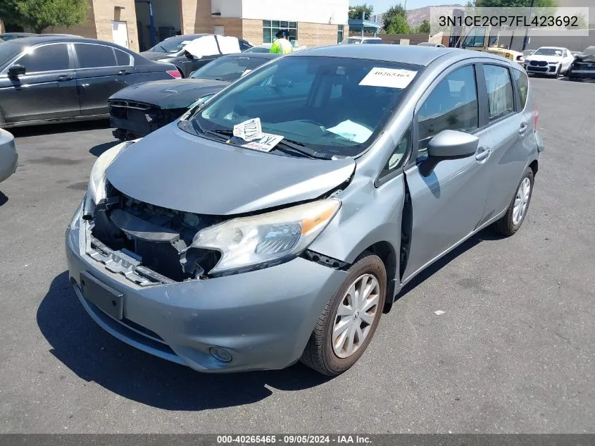 2015 Nissan Versa Note S (Sr)/S Plus/Sl/Sr/Sv VIN: 3N1CE2CP7FL423692 Lot: 40265465