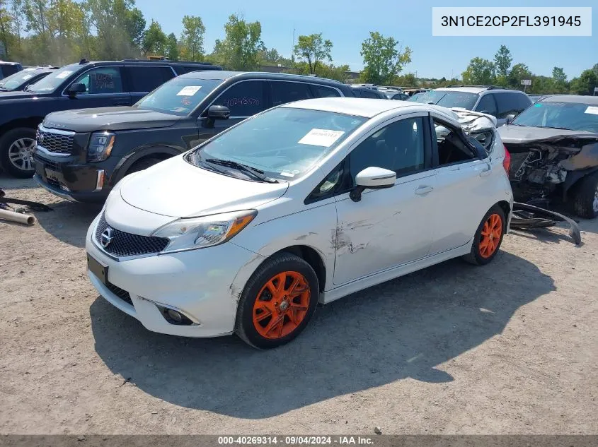 2015 Nissan Versa Note Sr VIN: 3N1CE2CP2FL391945 Lot: 40269314